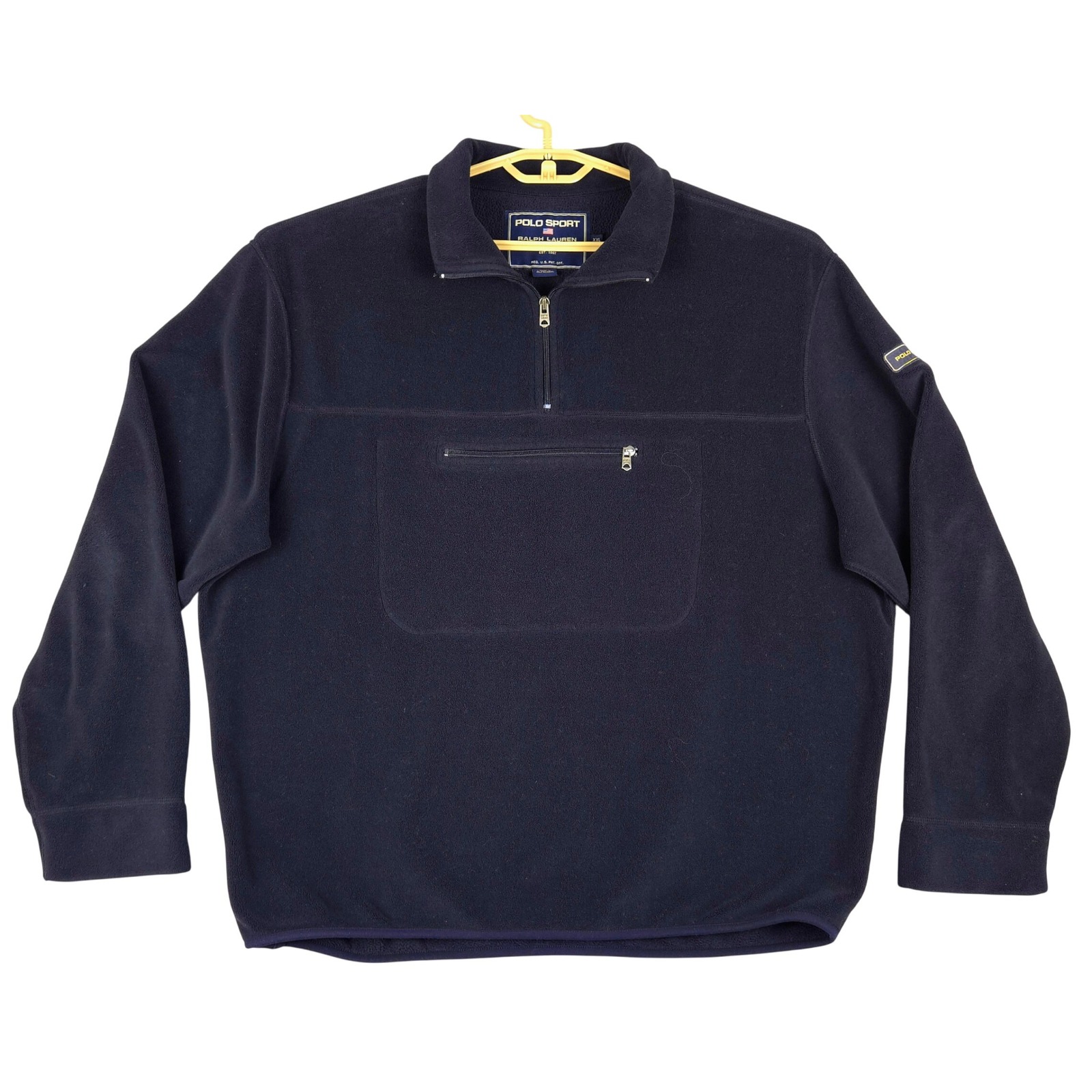 Polo Sport Ralph Lauren Fleece 1/4 Zip Polartec Pullover Xxl Navy